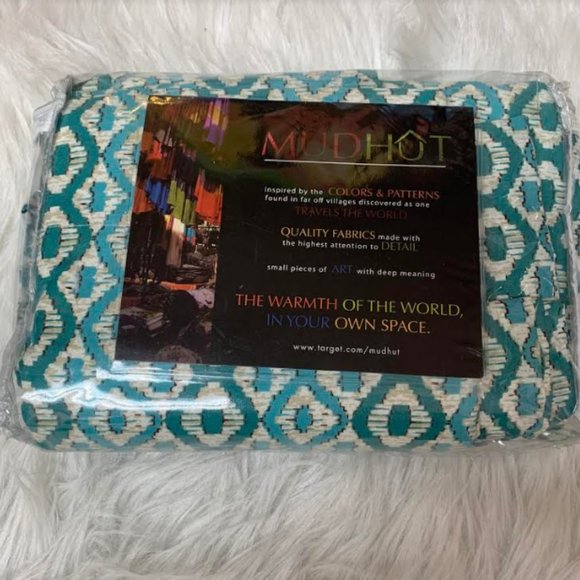 NEW Mudhut Kamala Geo Curtain Panel, 55" x 84" - Picture 2 of 3